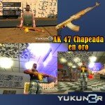 AK 47 chapeada en oro by yukun3r¡¡¡