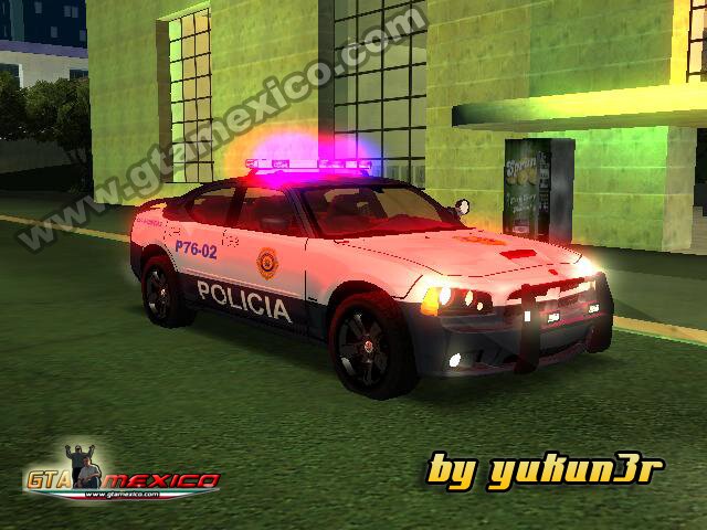 dodge charger policia distrito federal mexico df