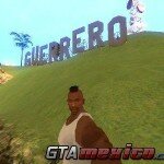 Letrero de Guerrero en Vinewood