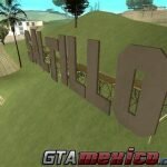 Letrero de Saltillo en Vinewood