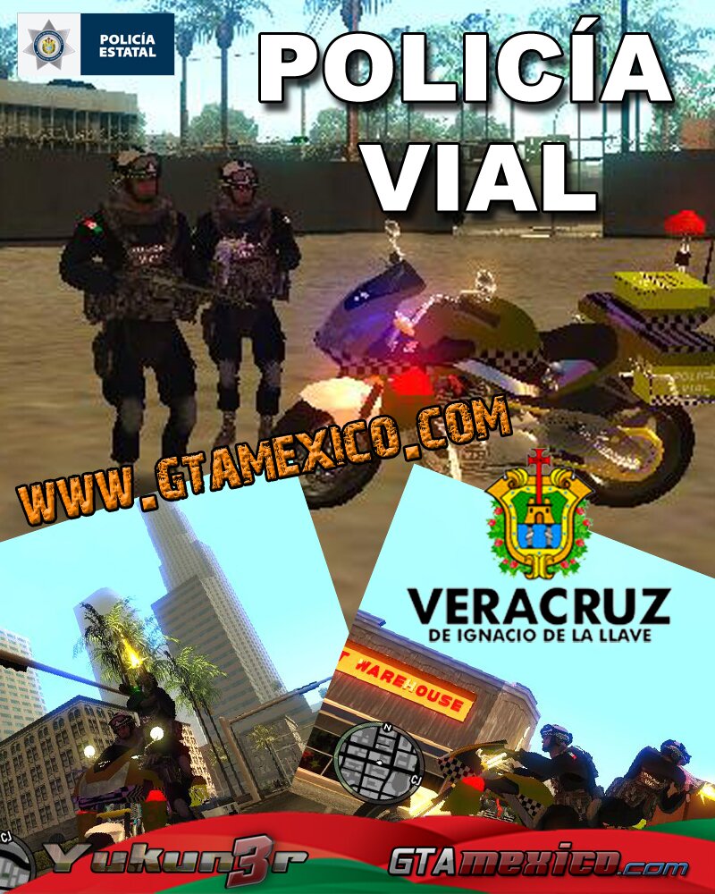policia vial veracruz gta promo gta mexico