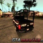 Chevrolet Silverado de la policia estatal de Campeche