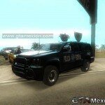 Chevrolet Suburban de la Policia Federal Blindada y Artillada